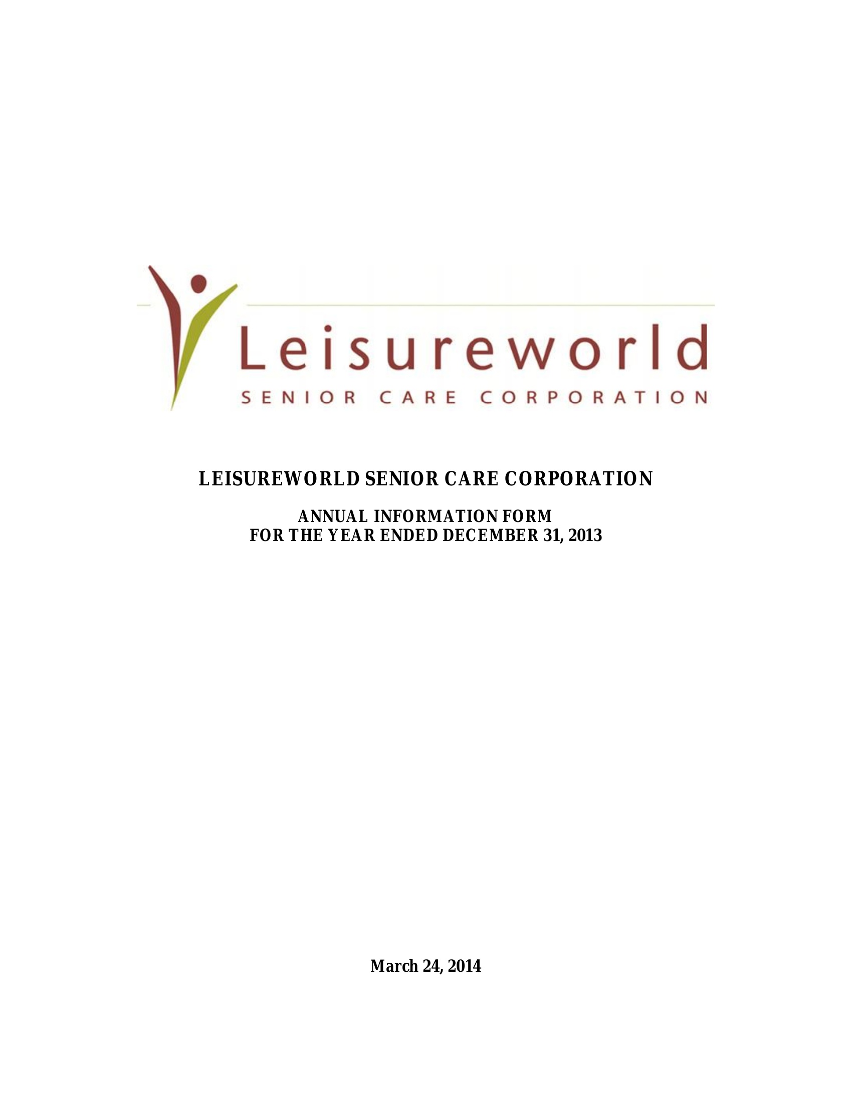 2013 Annual Information Form