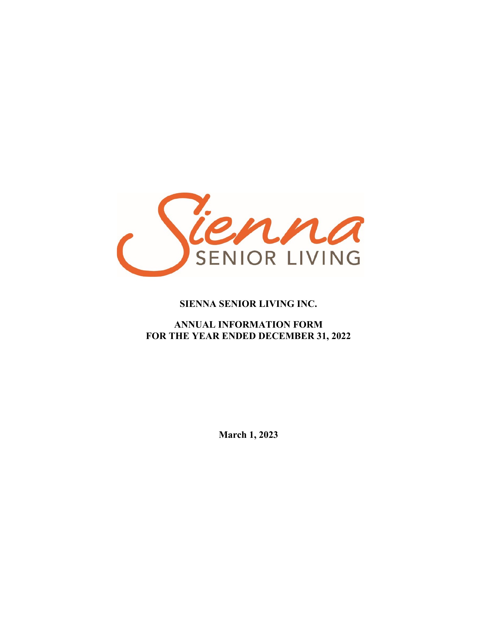 2022 Annual Information Form